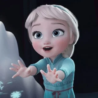 ❄️ emoji Elsa Telegram sticker 19 of 51