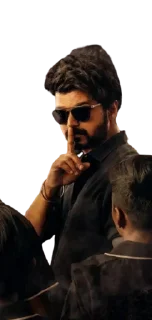 🤫 emoji Thalapathy ⚡ Telegram sticker 16 of 27