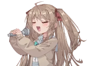 🎤 emoji Neuro-sama by Rune @SomeACG Telegram sticker 22 of 50