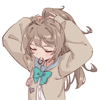 😌 emoji Neuro-sama by Rune @SomeACG Telegram sticker 19 of 50