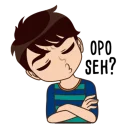 Sticker from About Allen @tikelku