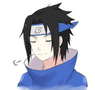 🐙 emoji uchiha sasuke Telegram sticker 13 of 20