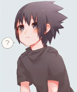 🐘 emoji uchiha sasuke Telegram sticker 14 of 20