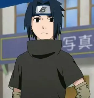 🗿 emoji uchiha sasuke Telegram sticker 18 of 20