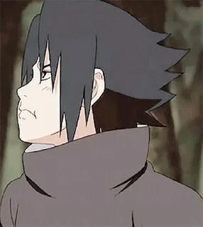 ☎️ emoji uchiha sasuke Telegram sticker 17 of 20