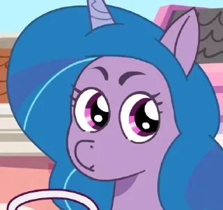 😯 emoji 🦄IZZY_FACE🦄@my_pony_little Telegram sticker 23 of 74