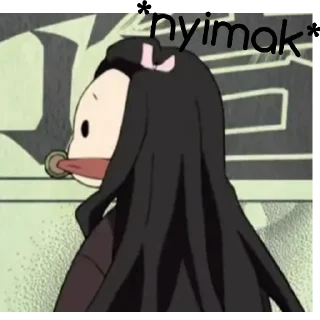 😗 emoji Nezuko Telegram sticker 5 of 8