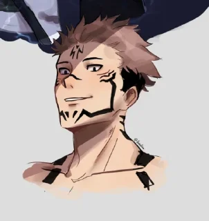 👽 emoji Sukuna Telegram sticker 12 of 22