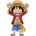 😆 emoji One Piece Telegram sticker 12 of 107