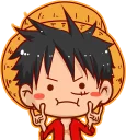 ☝ emoji One Piece Telegram sticker 9 of 107