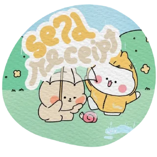 🐰 emoji from me to u! ✦ ꒰ @carnivalyouth ꒱ Telegram sticker 23 of 51