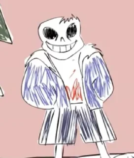 Sticker from \~HORROR!SANS~/