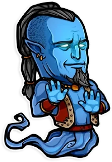 😌 emoji Myths & Horror Telegram sticker 6 of 38