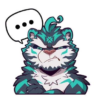 😐 emoji Zeloen 老虎泽罗恩 Telegram sticker 17 of 32