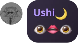 👁️ emoji Ushi🌙's sticker kang pack 1 Telegram sticker 5 of 120