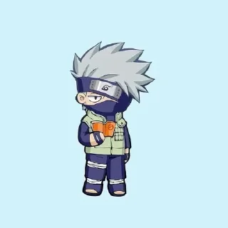 🕸 emoji Kakashi Hatake᭄𖣘 @Kamado_slayer Telegram sticker 5 of 54