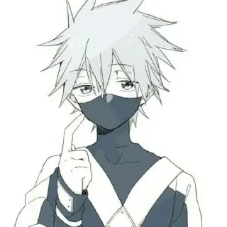 🕸 emoji Kakashi Hatake᭄𖣘 @Kamado_slayer Telegram sticker 4 of 54