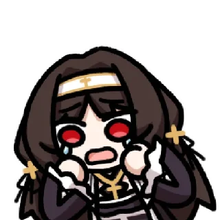 😭 emoji 幻月与狩影 @zhaxia_cn Telegram sticker 7 of 16