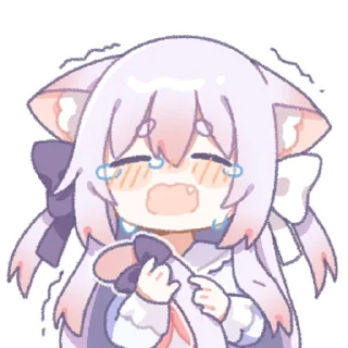 😭 emoji 绫月乃萝01 @zhaxia_cn Telegram sticker 22 of 112