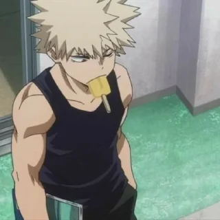 👍 emoji Bakugou Katsuki / @anime_sticker_pack Telegram sticker 5 of 40