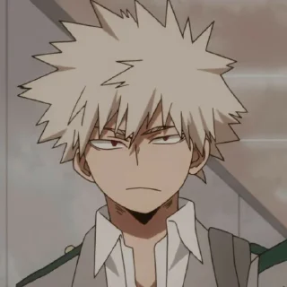 👍 emoji Bakugou Katsuki / @anime_sticker_pack Telegram sticker 20 of 40