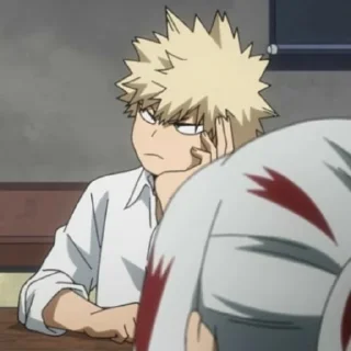 👍 emoji Bakugou Katsuki / @anime_sticker_pack Telegram sticker 16 of 40