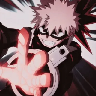 💥 emoji Bakugou Katsuki • @xfuyuu Telegram sticker 11 of 30