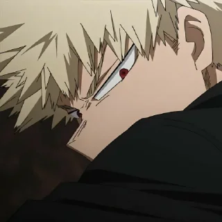 👍 emoji Bakugou Katsuki / @anime_sticker_pack Telegram sticker 23 of 40