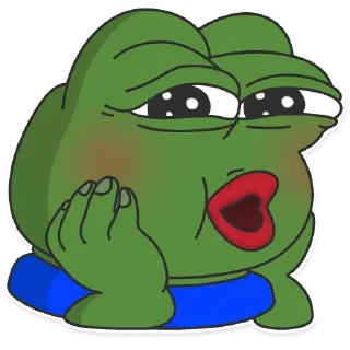 😳 emoji Pepe Telegram sticker 10 of 28