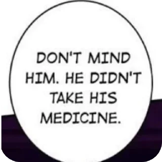 Sticker from Manga