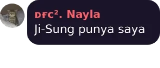 Sticker from Nayla malas ngetik