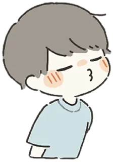 😘 emoji Boys can use sticker ver2 Telegram sticker 11 of 40