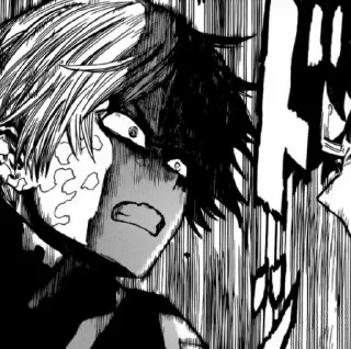 🌙 emoji [ Todoroki Shouto - Mαngα ] Telegram sticker 18 of 55