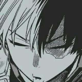 🌙 emoji [ Todoroki Shouto - Mαngα ] Telegram sticker 19 of 55