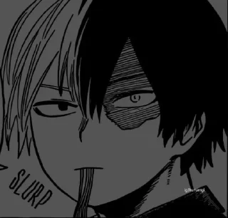 🌙 emoji [ Todoroki Shouto - Mαngα ] Telegram sticker 14 of 55