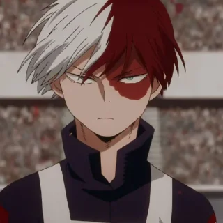 🔗 emoji @STIKERANIMEX ➖ TODOROKI SHOUTO Telegram sticker 13 of 20