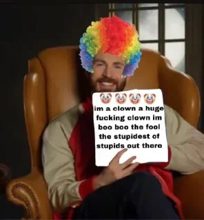 🤡 emoji evelyn in a nutshell Telegram sticker 7 of 65
