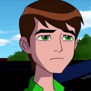 😕 emoji Ben 10 Telegram sticker 21 of 51