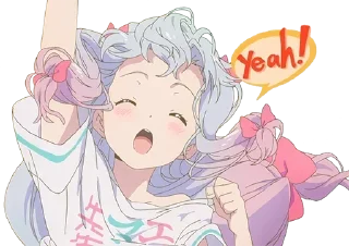 😊 emoji Anime Reactions @bhanupratapyadav Telegram sticker 10 of 120