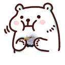 🦅 emoji 吃餅 Telegram sticker 13 of 53