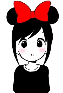 Sticker from Hitori Bocchi @Anak_kucing_stiker