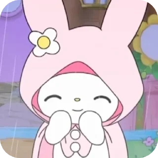 🐱 emoji Kuromi × Melody Telegram sticker 10 of 65