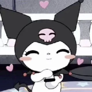 🏹 emoji Kuromi × Melody Telegram sticker 24 of 65