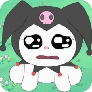 🙂 emoji Kuromi × Melody Telegram sticker 21 of 65