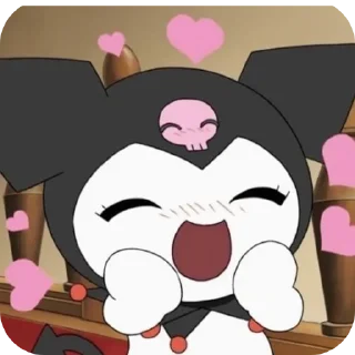 👍 emoji Kuromi × Melody Telegram sticker 12 of 65