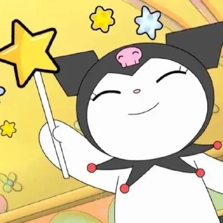 🌟 emoji Kuromi × Melody Telegram sticker 22 of 65