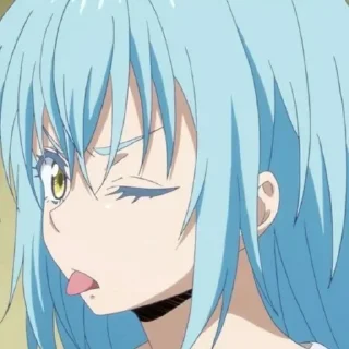 🙂 emoji Rimuru @AnimeOcean_Gifs Telegram sticker 15 of 44