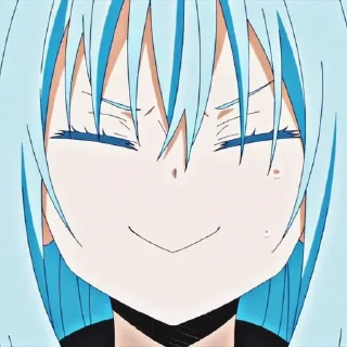🙂 emoji Rimuru @AnimeOcean_Gifs Telegram sticker 22 of 44
