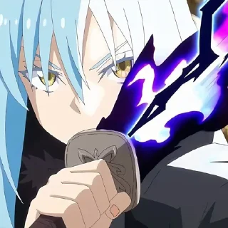 😒 emoji Rimuru @AnimeOcean_Gifs Telegram sticker 18 of 44