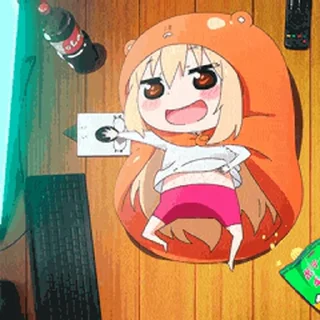 2️⃣ emoji 你也是个二次元？ @HRfrog Telegram sticker 15 of 22